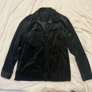 Uniqlo Black Corduroy Shirt Size M